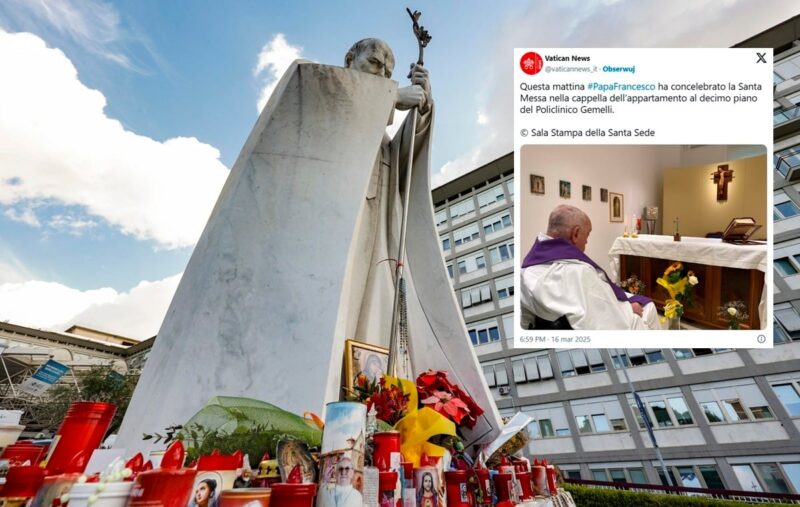 Jest pierwsze zdjęcie papieża od początku leczenia!