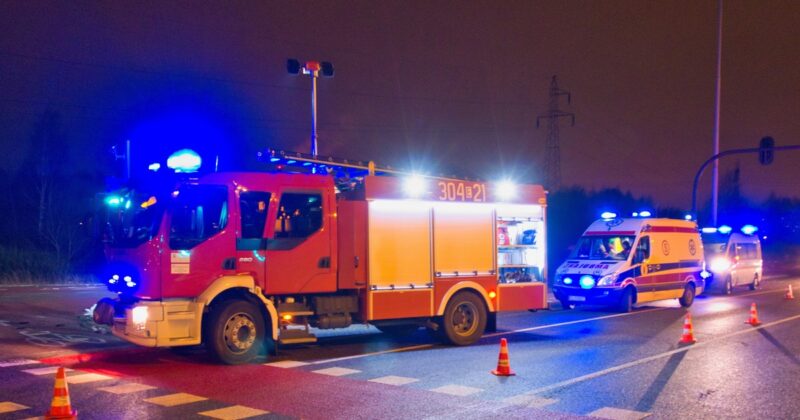 Wielki pożar pod Białą Podlaską. „Słup czarnego dymu”