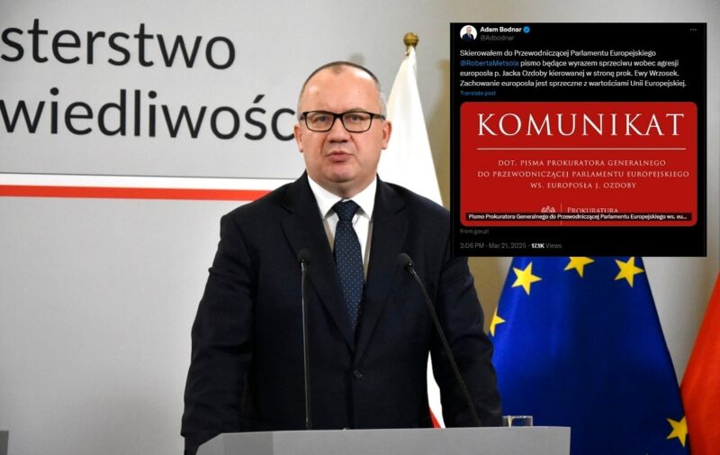 Bodnar skarży się Metsoli na… Ozdobę. „Agresja europosła”