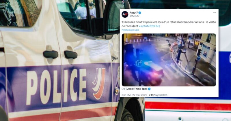 „Myślałem, iż kręcą film”. Dramatyczny pościg ulicami Paryża