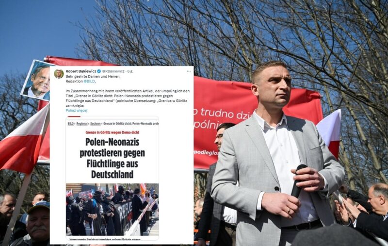 Bąkiewicz żąda od „Bilda” przeprosin! „Daję 48 godzin”