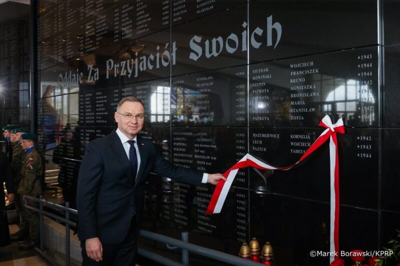 Prezydent Duda: choćby ok. miliona Polaków ratowało Żydów