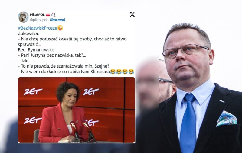 Sprawa Szejny. Żukowska na antenie „wsypała” Klimasarę