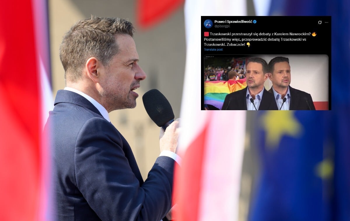 Nowy spot PiS! Debata Trzaskowski kontra Trzaskowski