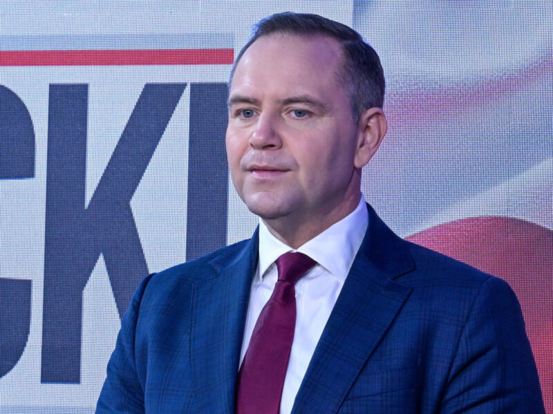 Incydent na spotkaniu Karola Nawrockiego. Interweniowała straż miejska i policja