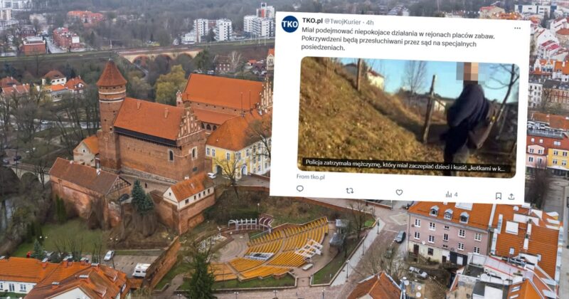 Miał wabić dzieci „kotkami w kartonie”. Mężczyzna zatrzymany