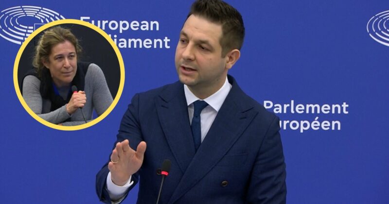 Spięcie Patryka Jakiego z włoską dziennikarką. „Jak śmiecie?”
