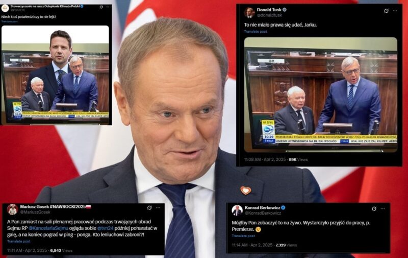 Nieobecny Tusk „kozaczy” na X. Zwrócił się do prezesa PiS