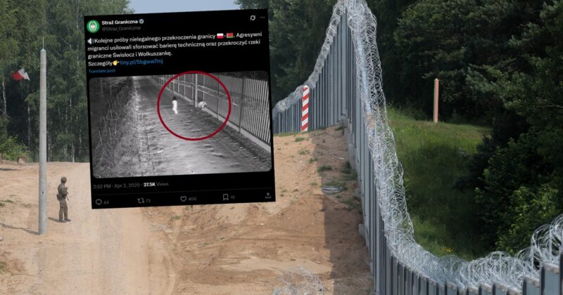 Niepokojące doniesienia z granicy z Białorusią. Forsowano ogrodzenie