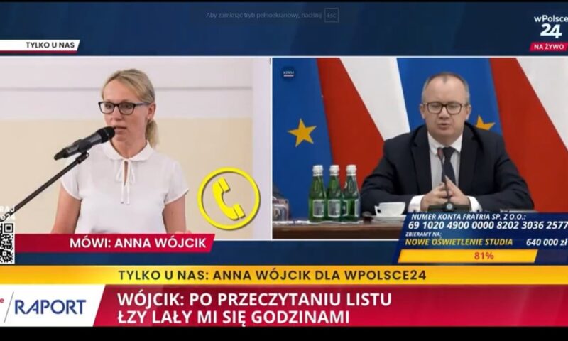 Anna Wójcik rozmawiała już z synem. „Odliczam minuty”