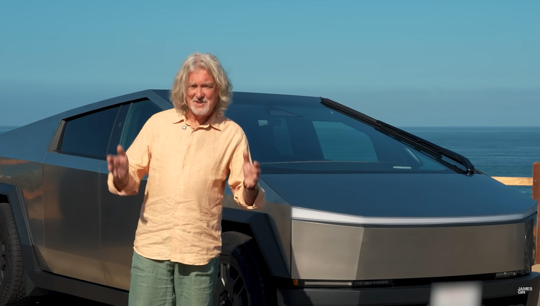 James May testuje Tesla Cybertruck