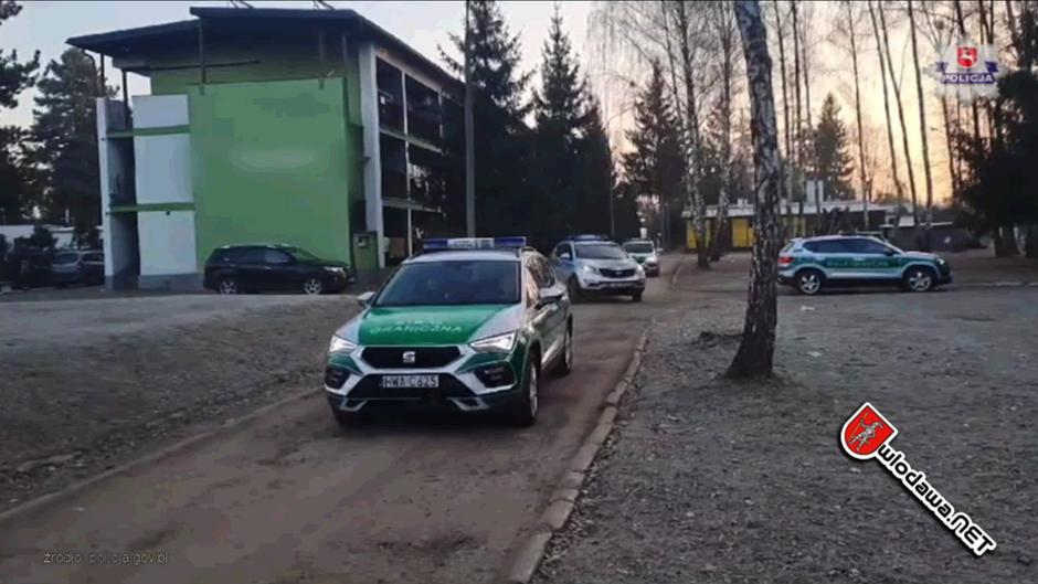 Okuninka: Wielka obława na cudzoziemców poszukiwanych listem gończym /wideo/
