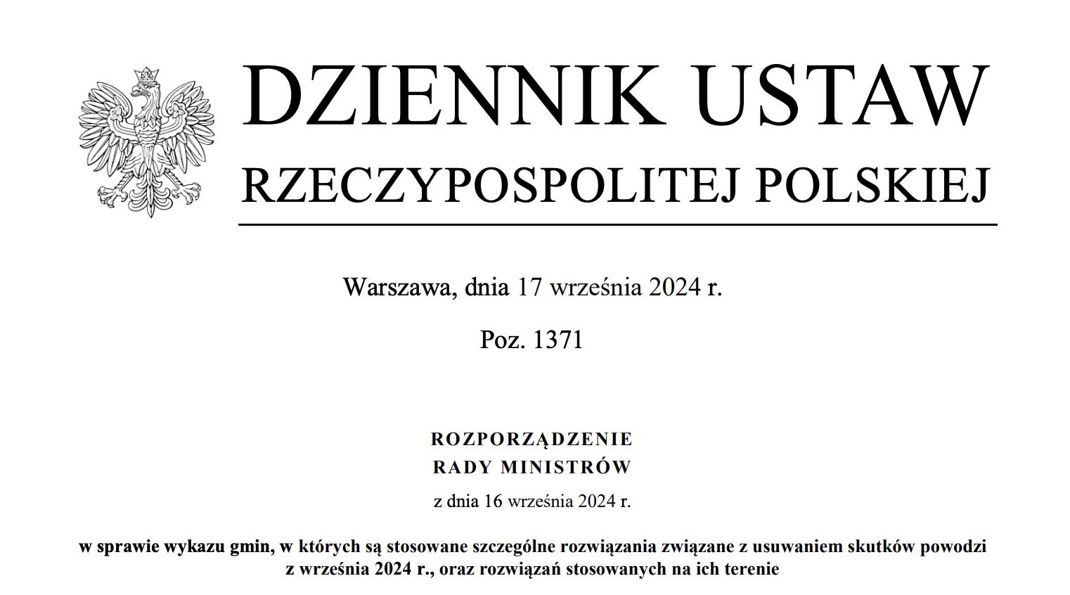 Dodatkowe uprawnienia przysługujące pracownikom oraz pracodawcom mierzącym się ze skutkami powodzi! Rozporządzenie w sprawie wykazu gmin i ustawa o usuwaniu skutków powodzi