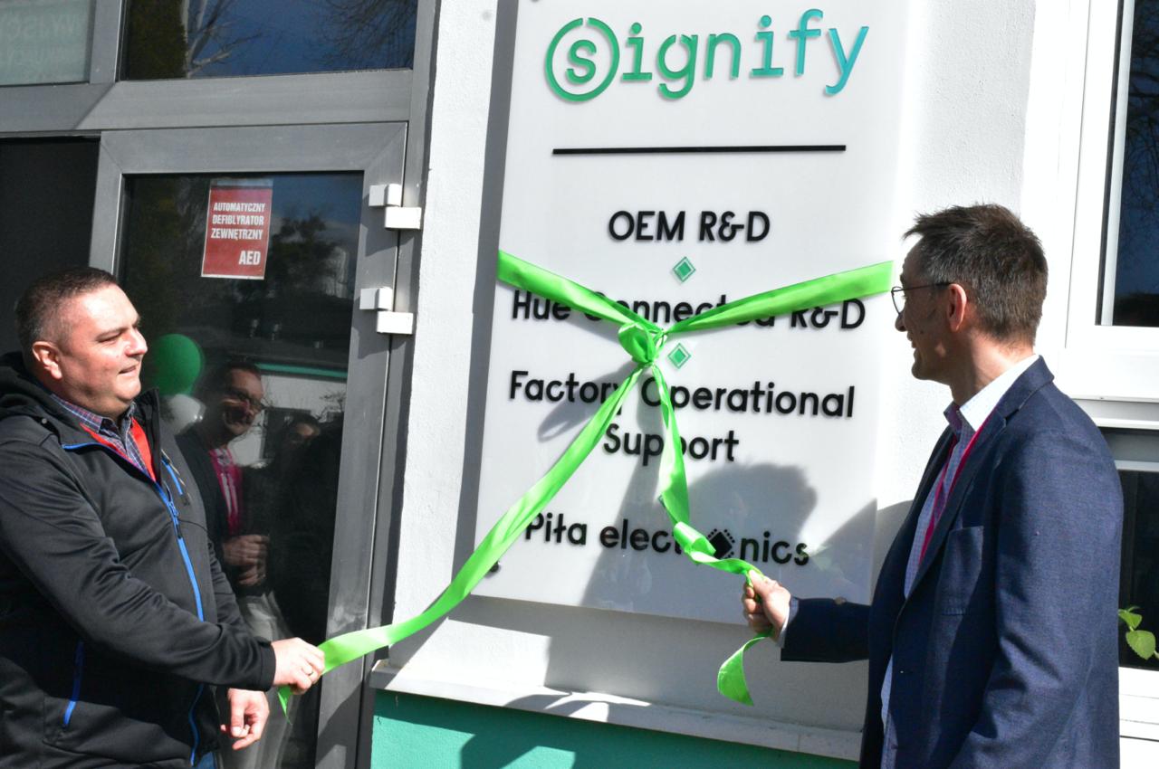 Signify inwestuje w rozwój. Firma otwiera nowe centrum R&D w Pile