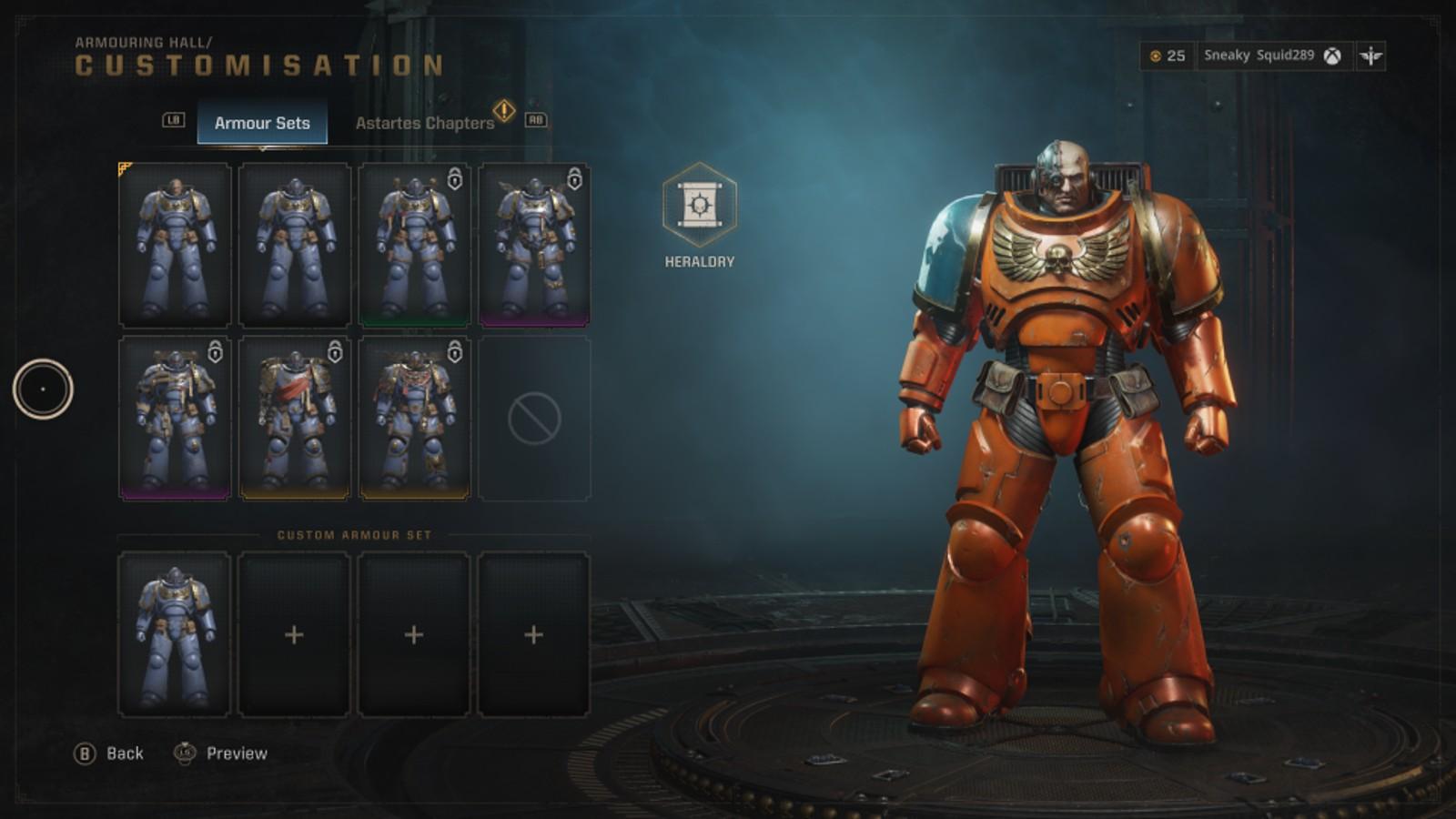 Unlimited character customization in Space Marine 2 comes at a price